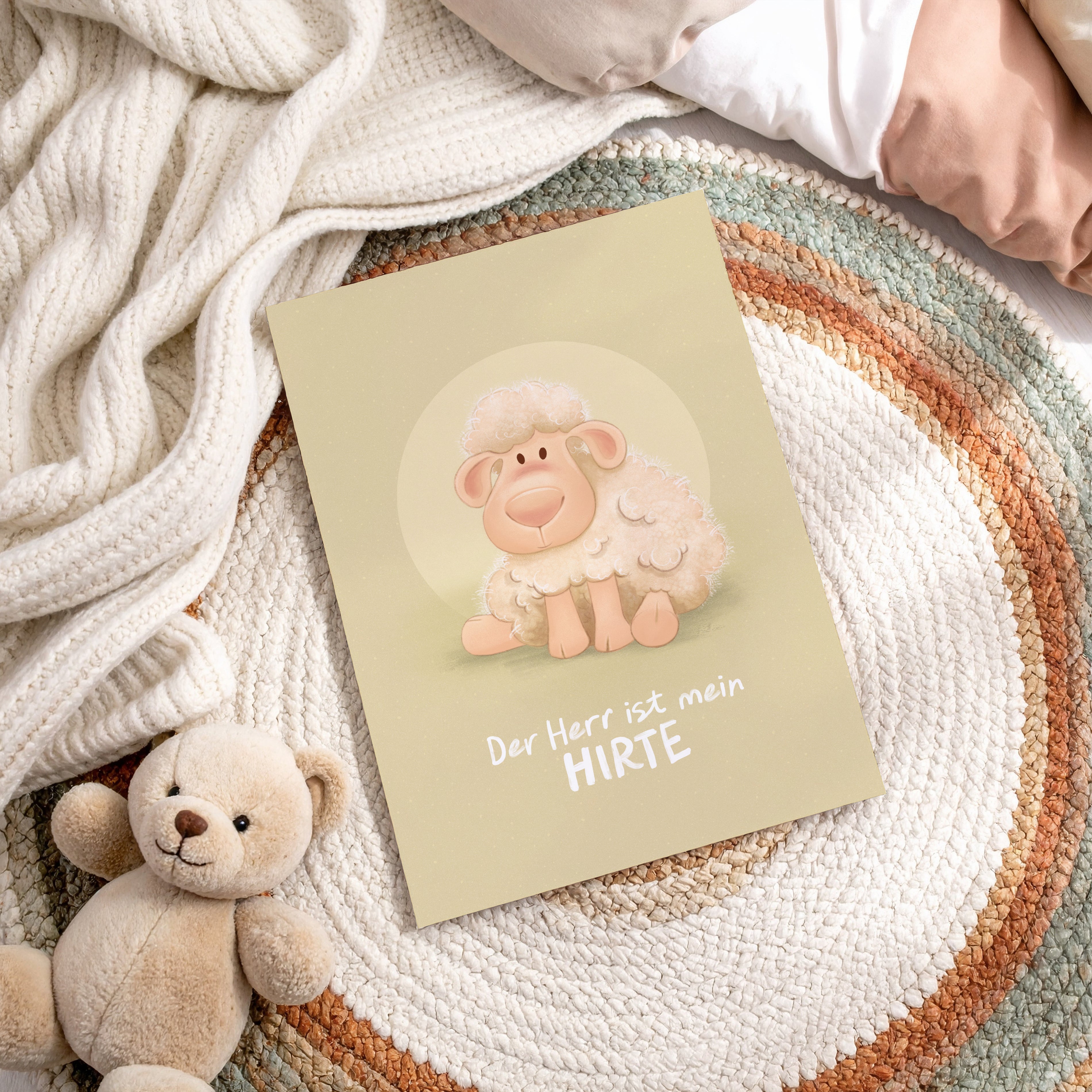 Der Herr ist mein Hirte – Kids Poster A3