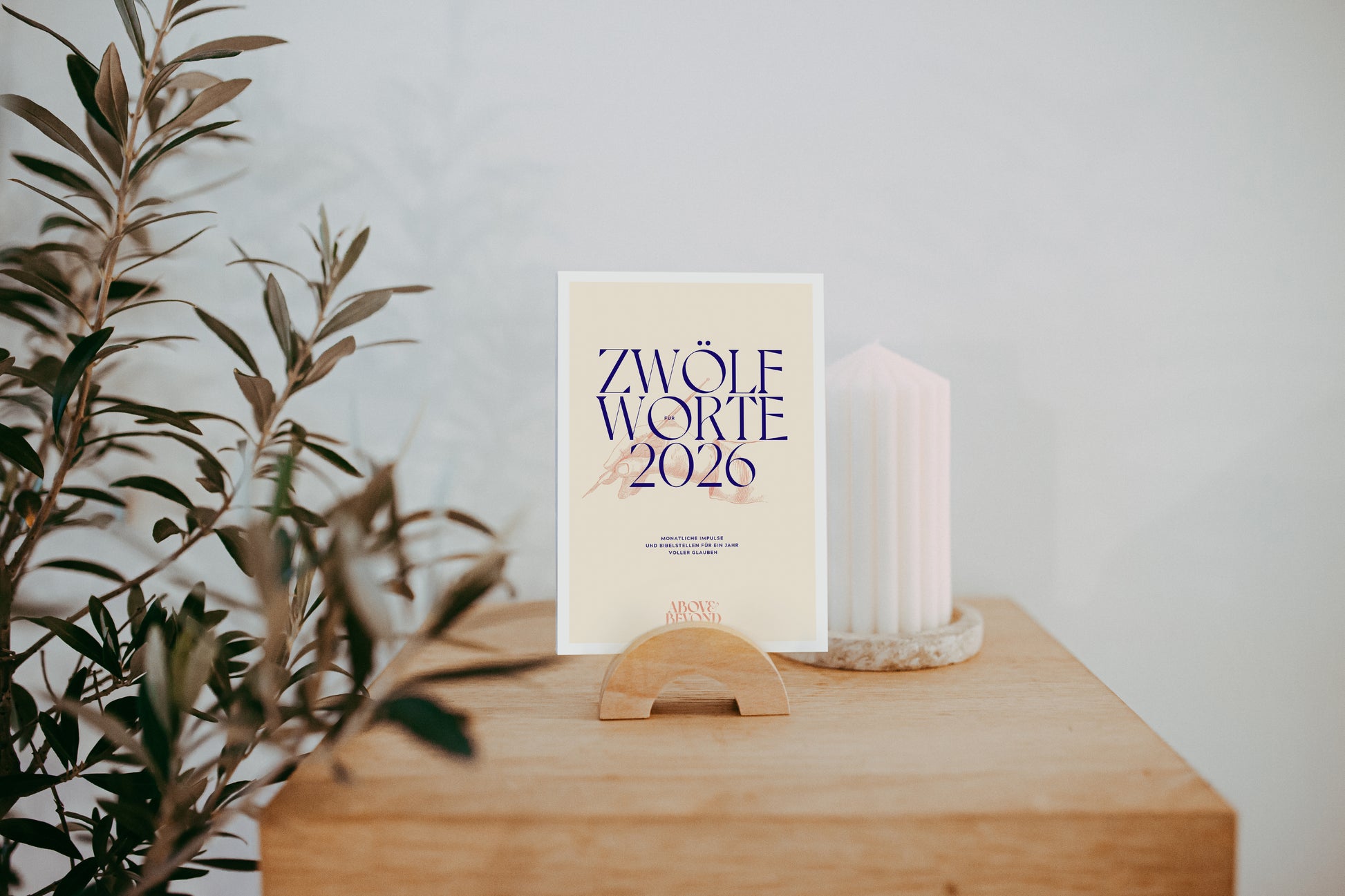 12 Worte für 2026 – Postkartenkalender