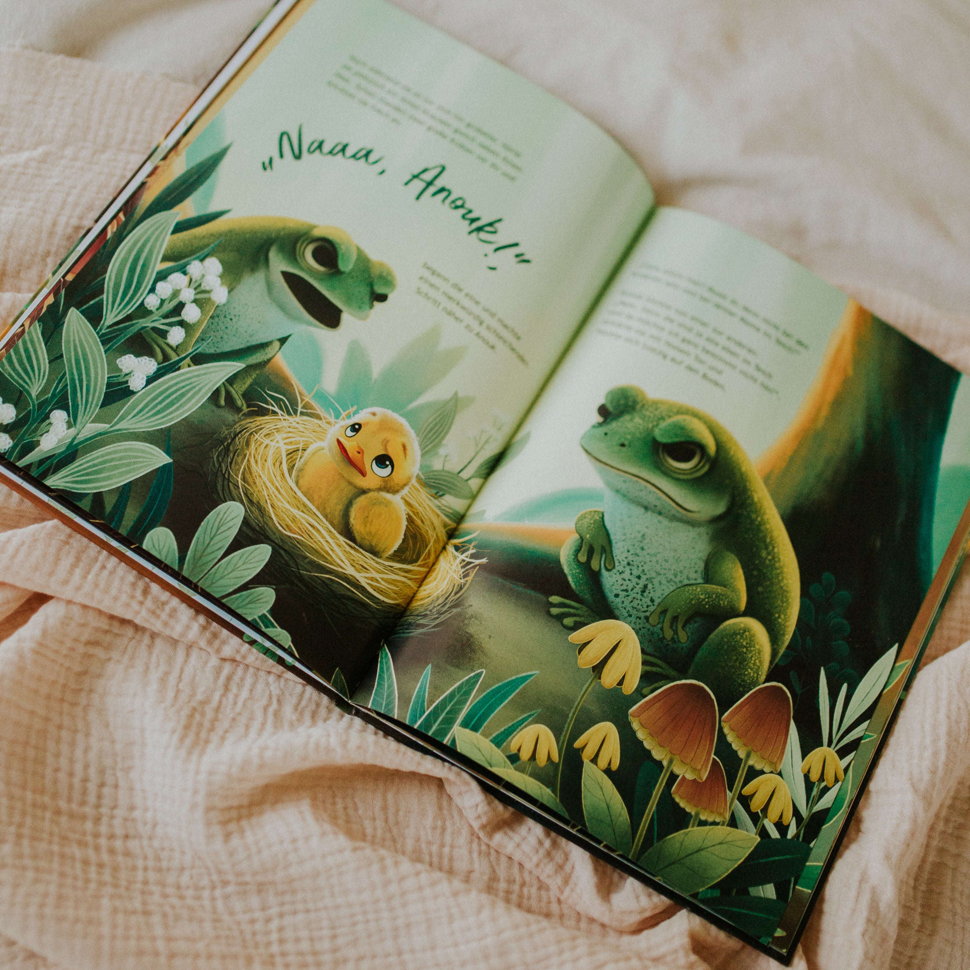 Sei mutig, kleine Ente