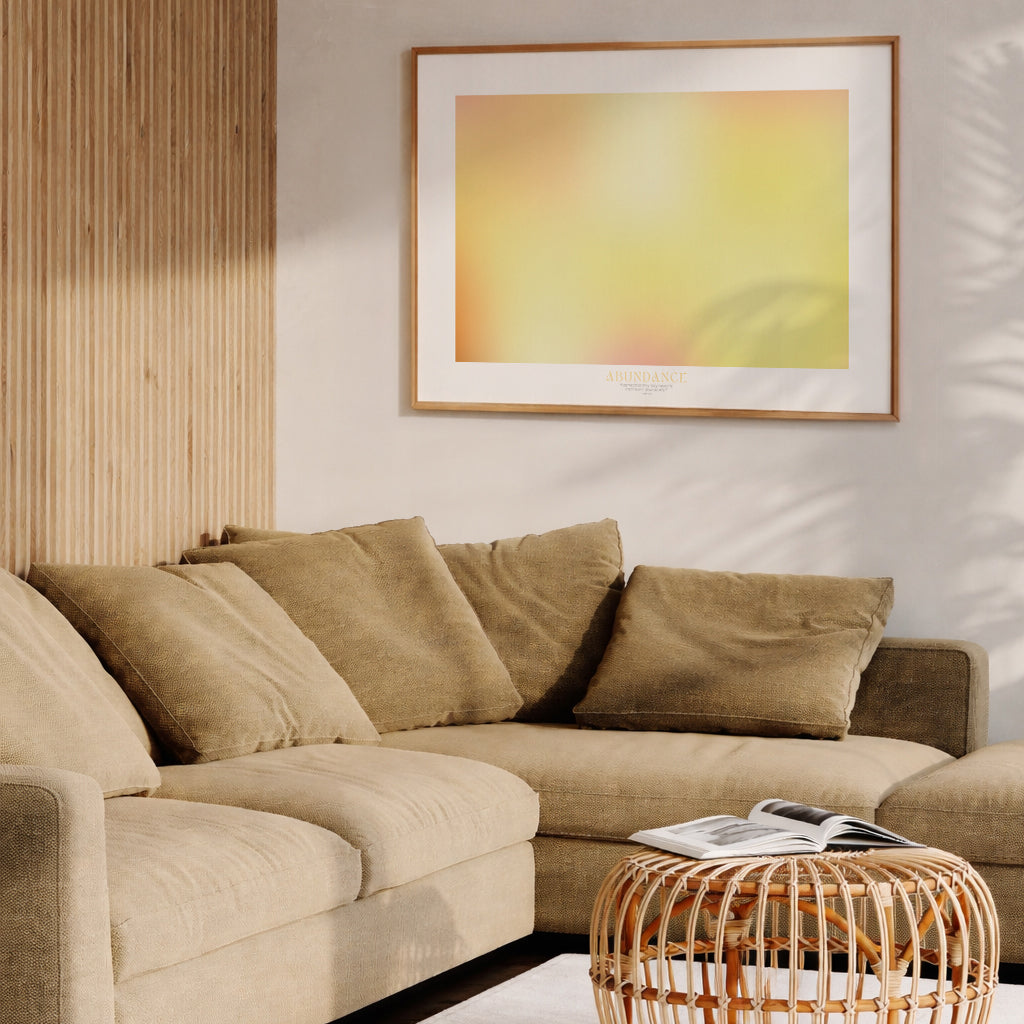 ABUNDANCE – Gerahmtes Wandbild 119 x 84 cm