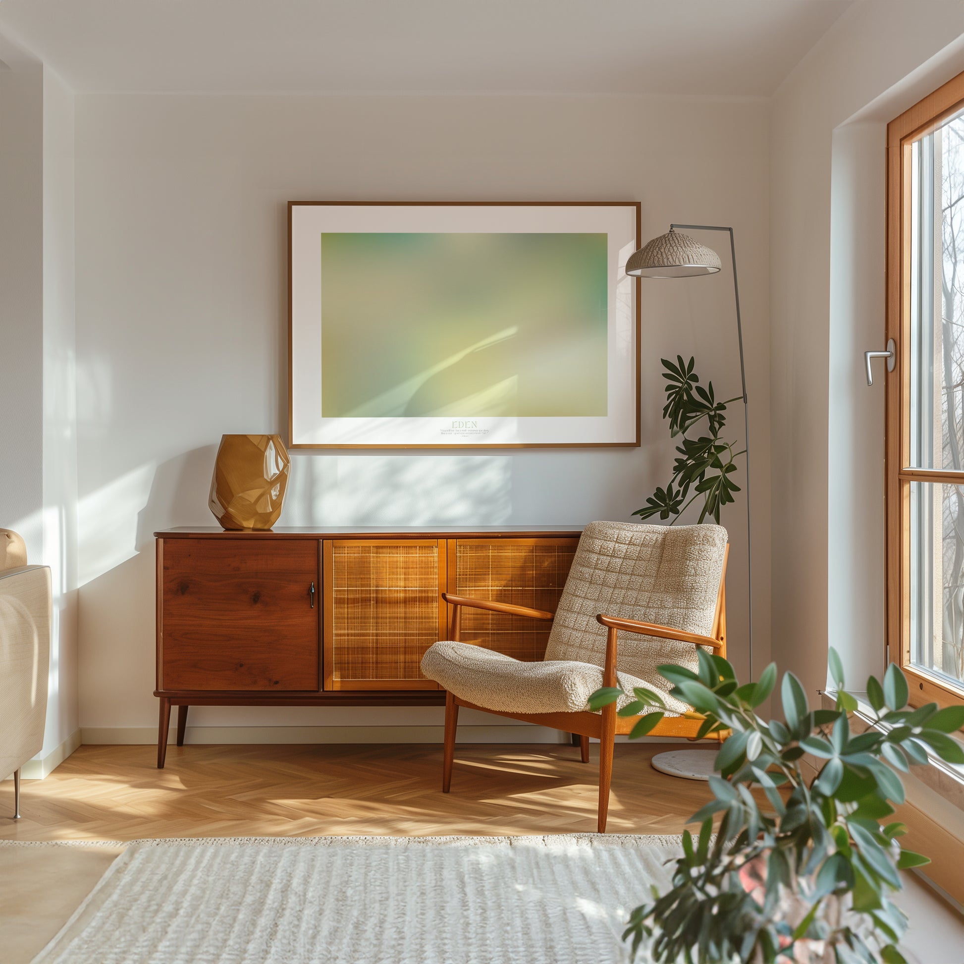 EDEN – Gerahmtes Wandbild 119 x 84 cm