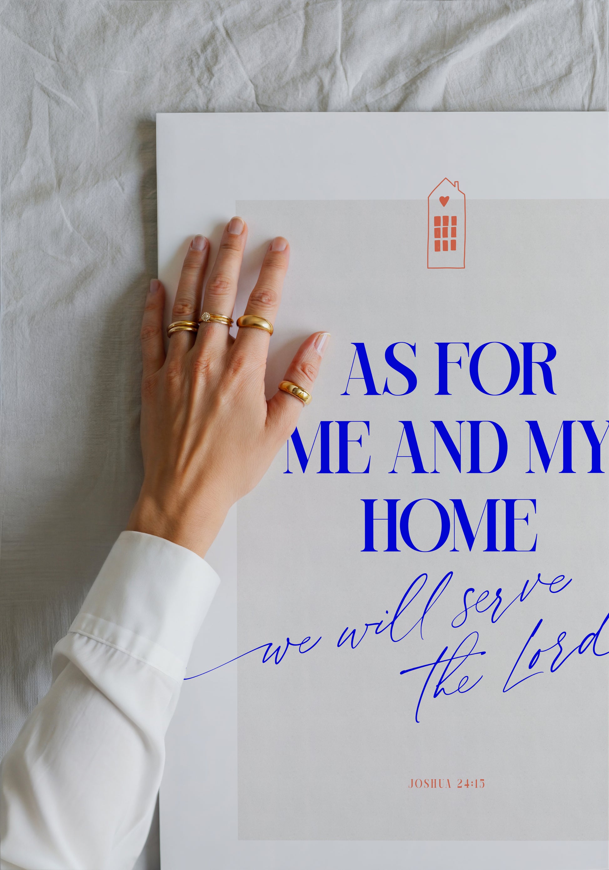 As For Me And My Home – Poster 50x70 cm