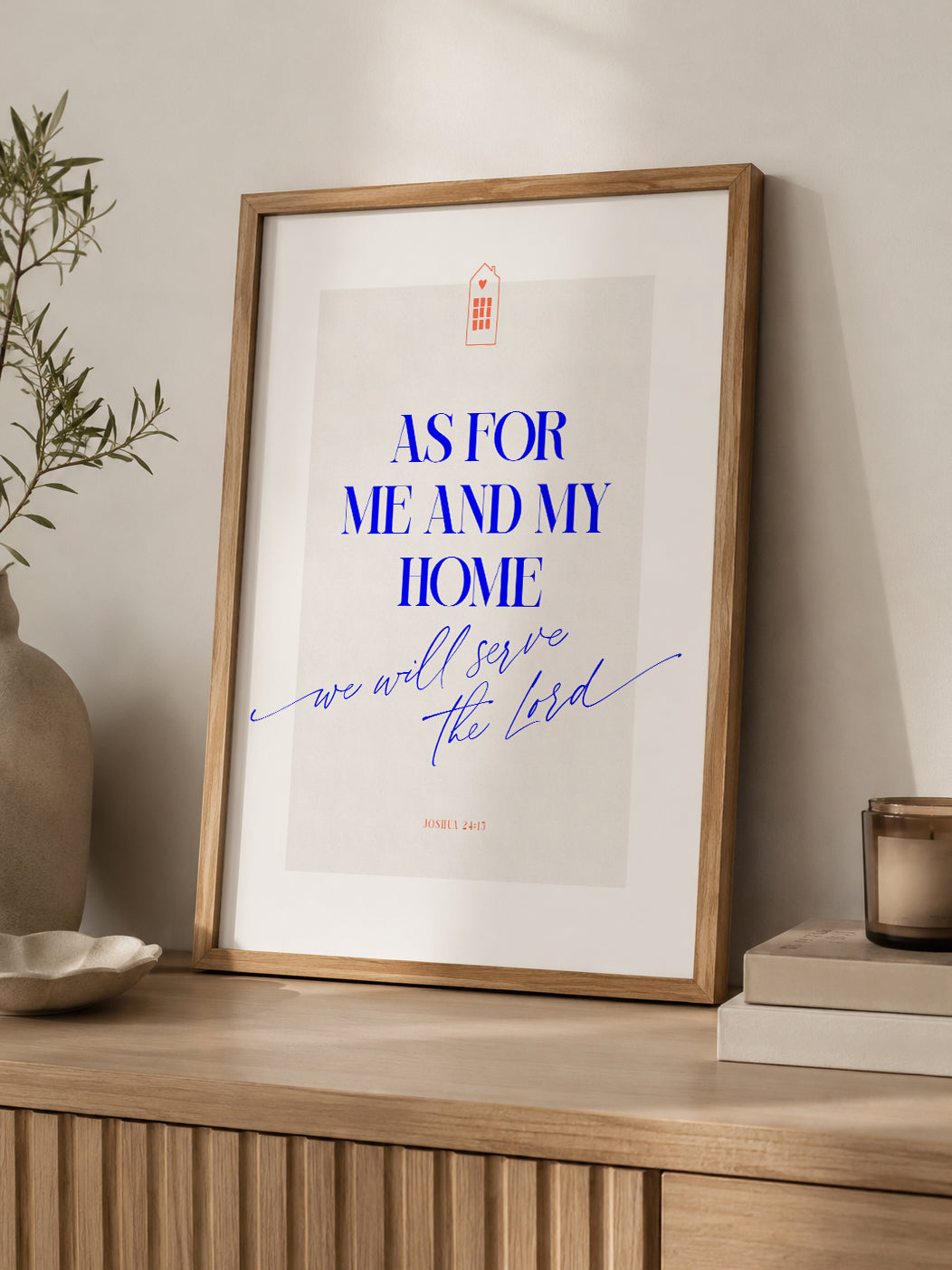 As For Me And My Home – Poster 50x70 cm