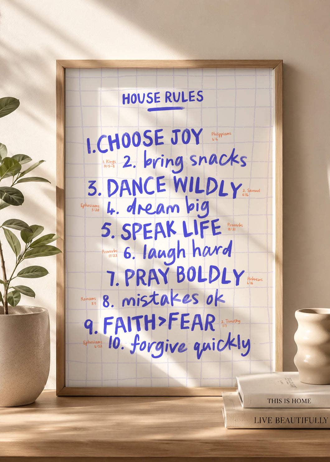 House Rules – Poster 50x70 cm