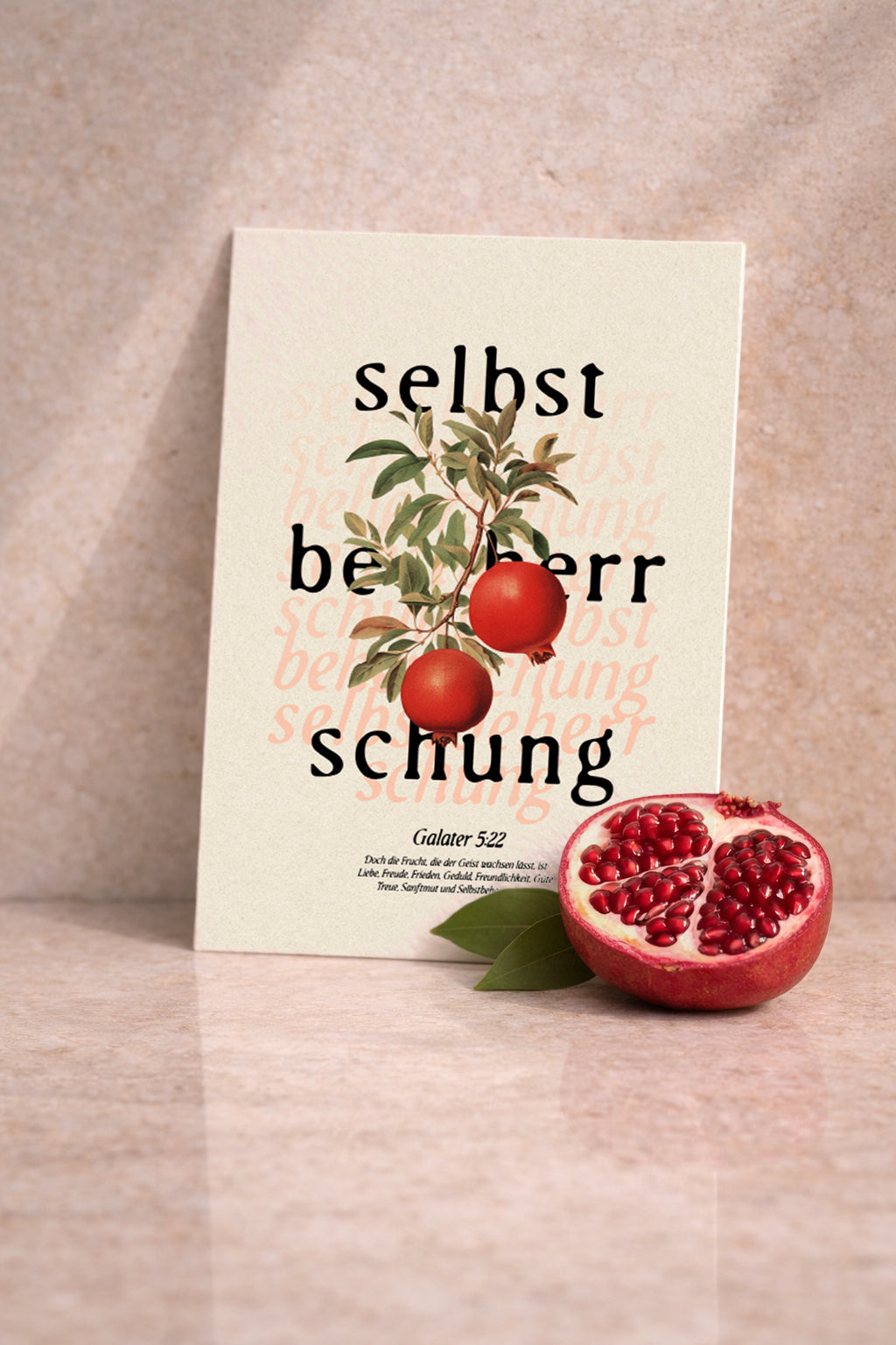 FRÜCHTE DES GEISTES – Hochwertige Kartenkollektion (A5) aus Holzschliffkarton im Set