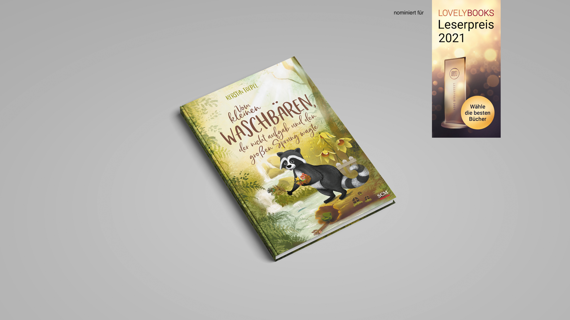 Vom kleinen Waschbären, der nicht aufgab und den großen Sprung wagte